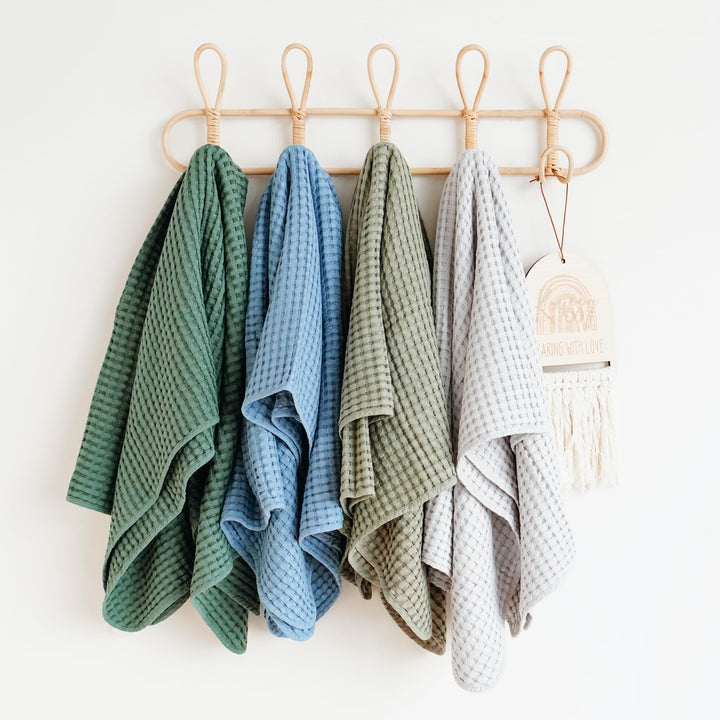 Konssy Waffle Baby Blanket for Boys & Girls, Soft Newborn Swaddle Blanket Waffle Knit, Cozy Crib Blanket Neutral for Nursery, Stroller & Toddler Bed, Machine Washable, 47" x 33"