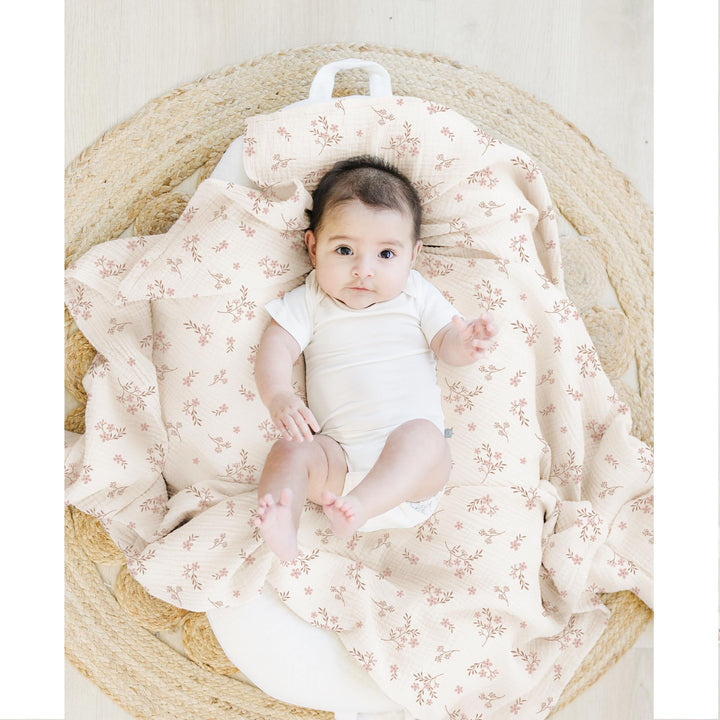 Konssy 3-Pack Muslin Baby Swaddle Blankets, 47 x 47 in Receiving Blankets Large Size, 100% Cotton, Ultra Soft & Breathable, Multi-Use Swaddles for Boys & Girls, from Newborn to Toddler